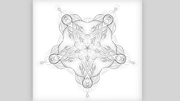 How to create geometrical art with multibrush in Krita