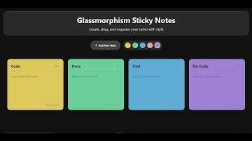 How to Build Sticky Notes App using Javascript | Beginner Projects