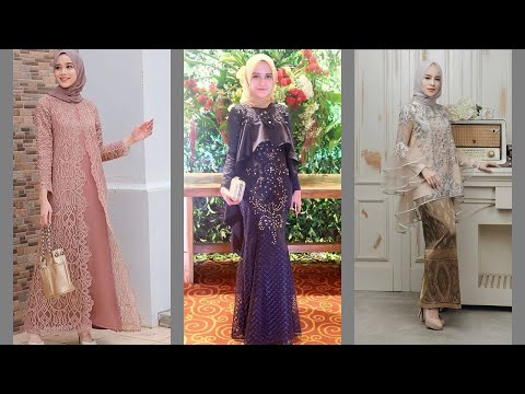 Inspirasi Model Baju Gamis Pesta Brokat Terbaru 2022 dan Kebaya Brokat Mewah