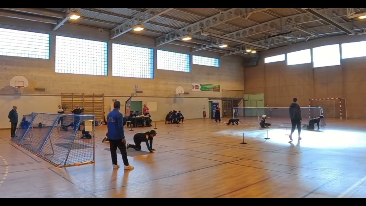 Torball # D1 Féminin , Match 5 . Reims - Nantes ( 7 - 5 ) 