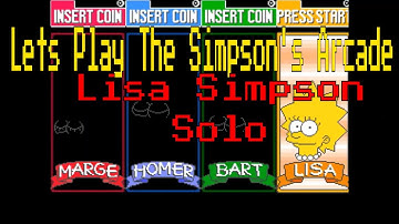 Lisa Simpson Long Play-The Simpsons Arcade