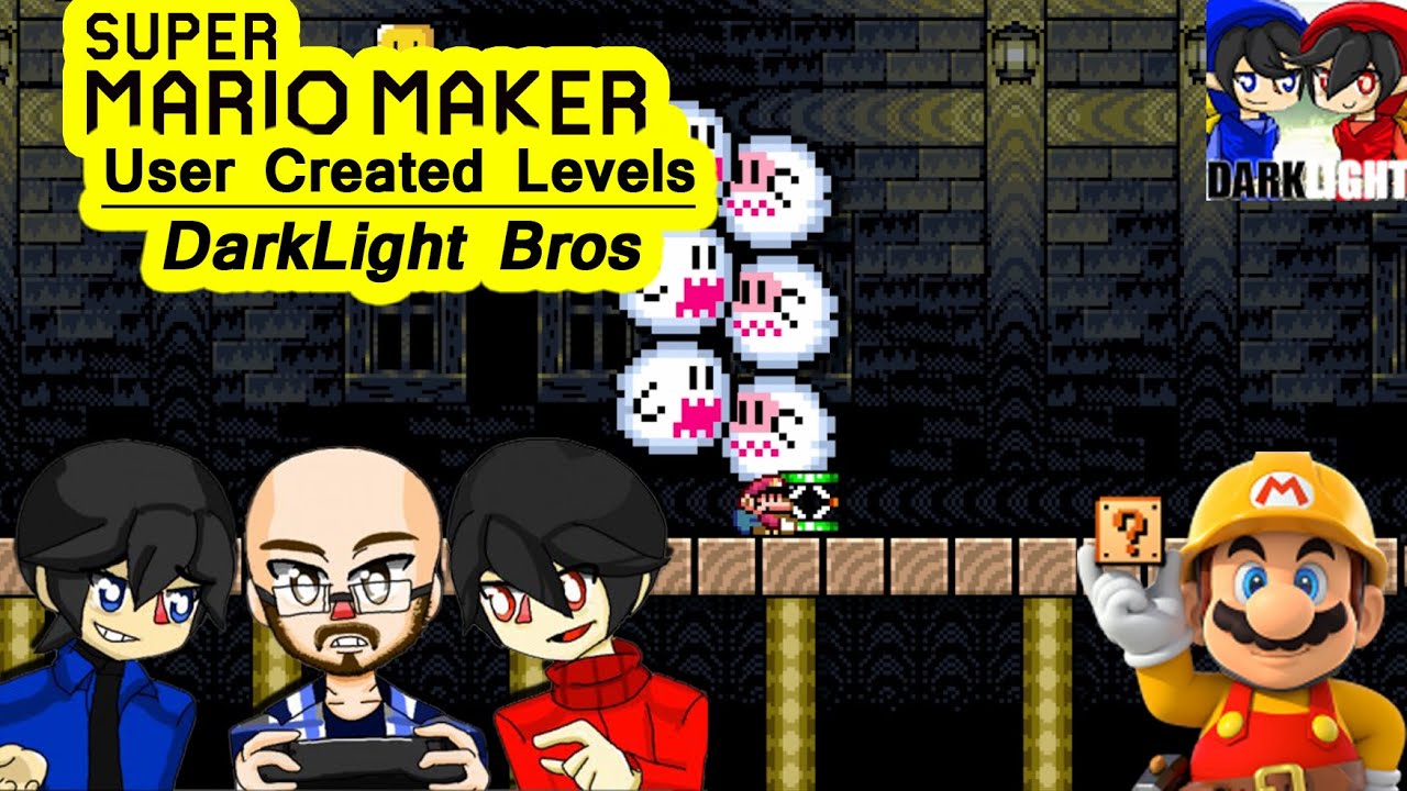 Super Mario Maker | User Created Levels | DarkLight Bros