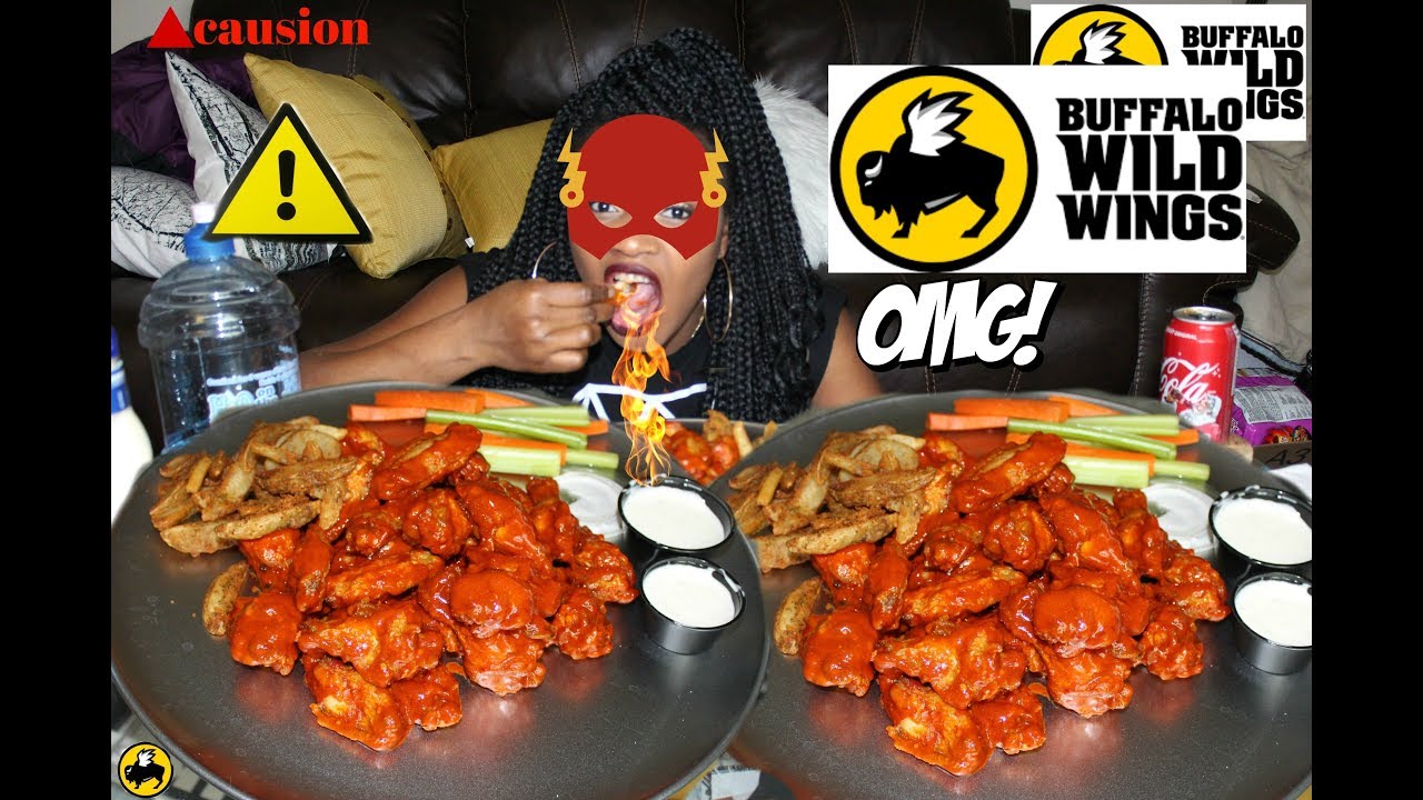 ⚠️caution Atomic Blazing Fiery Buffalo Wild Wings Challenge/Mukbang