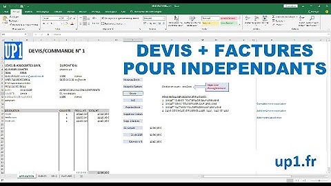 Excel-VBA: DEVIS FACTURES Rapides, faciles et professionnels