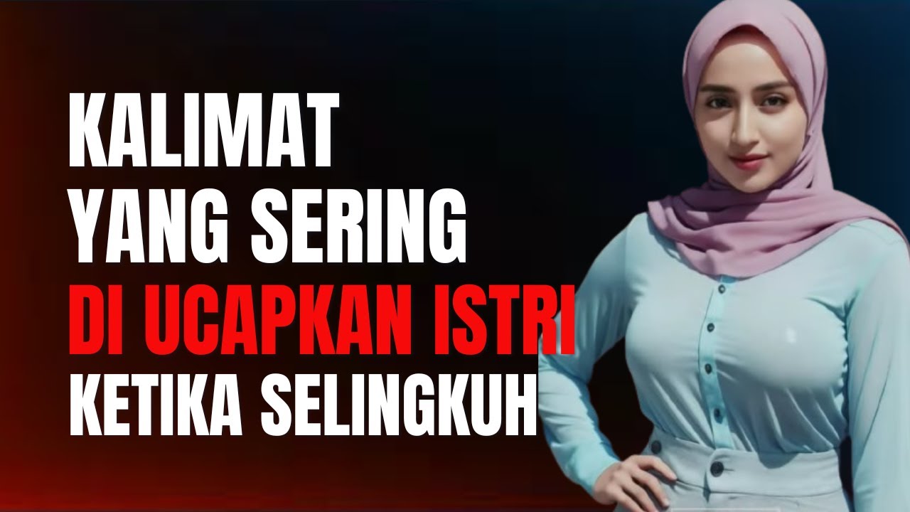 Kalimat Yang Sering Diucapkan Istri Ketika Berselingkuh