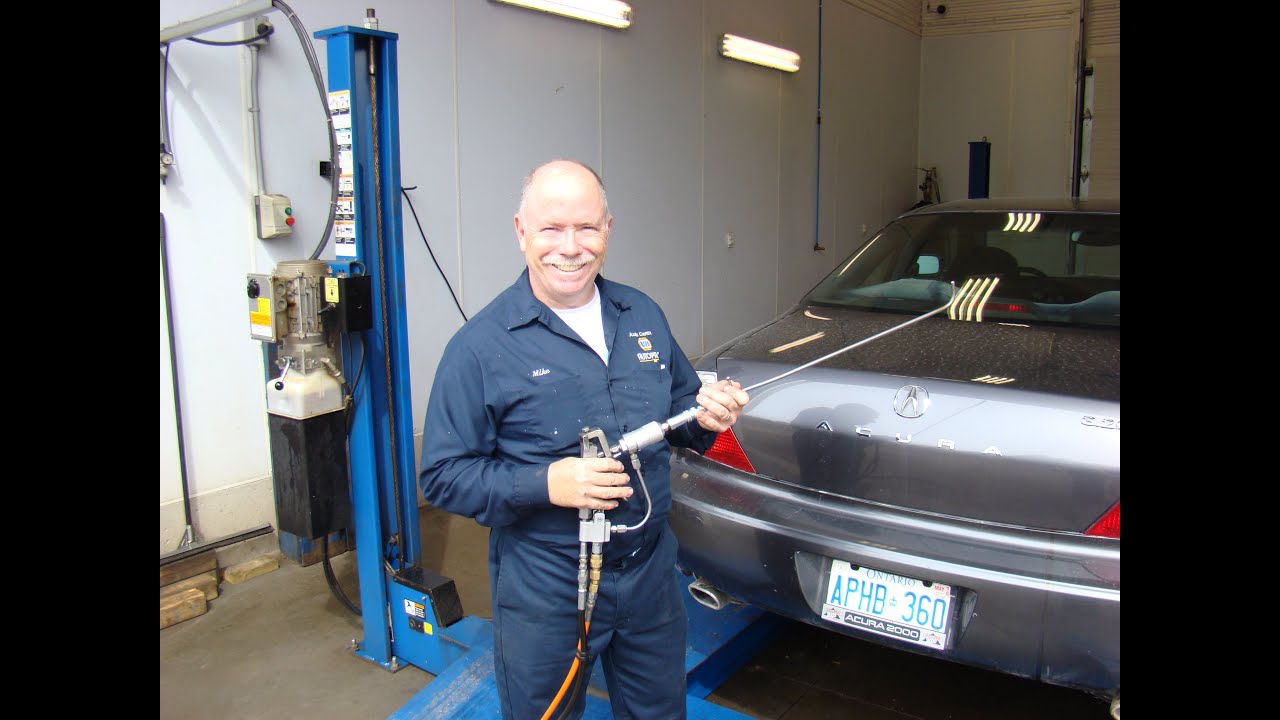 Dufferin Auto Centre's Certified Rust CheckTechnician, Mike Noel &The