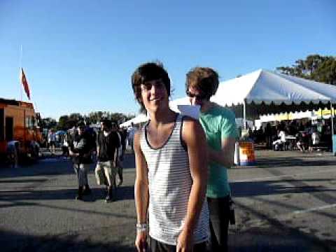 We Are The In Crowd signing at Warped Twenty-Ten