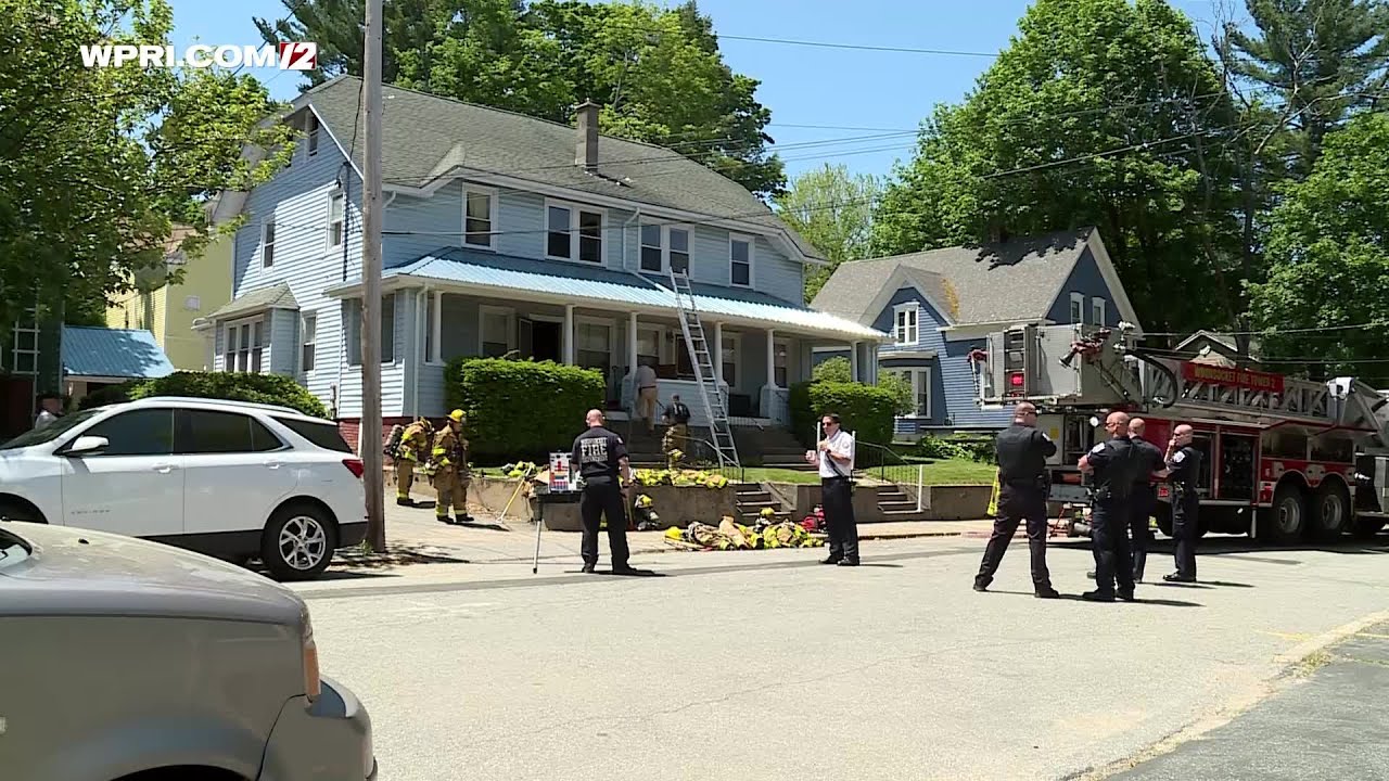 VIDEO NOW: Crews knock down fire at Woonsocket duplex - YouTube