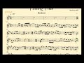 Parting time by rockstar eb instruments play along music sheet backing track