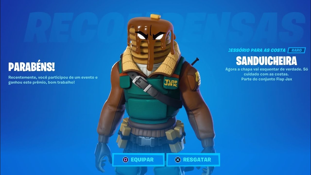 Fortnite: Como pegar a skin Panqueco Major e mais itens grátis