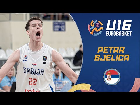 Petar Bjelica 🇷🇸 | ALL-STAR FIVE | Full Highlights | FIBA U16 Eurobasket 2025
