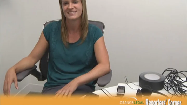 Orange Legal Reporters' Corner with Mae Fisher