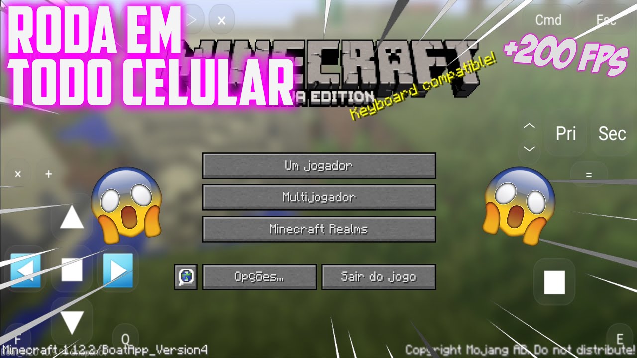 COMO JOGAR MINECRAFT JAVA DE PC NO SEU CELULAR SEM LAG MCinaBox