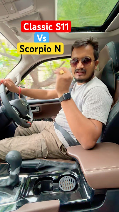 Scorpio N vs Classic s11 !! Yunkesh review ✅ #yunkesh #scorpion #automobile #scorpio #1million