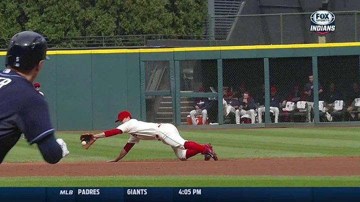 Walters robs Guyer with a great diving stop