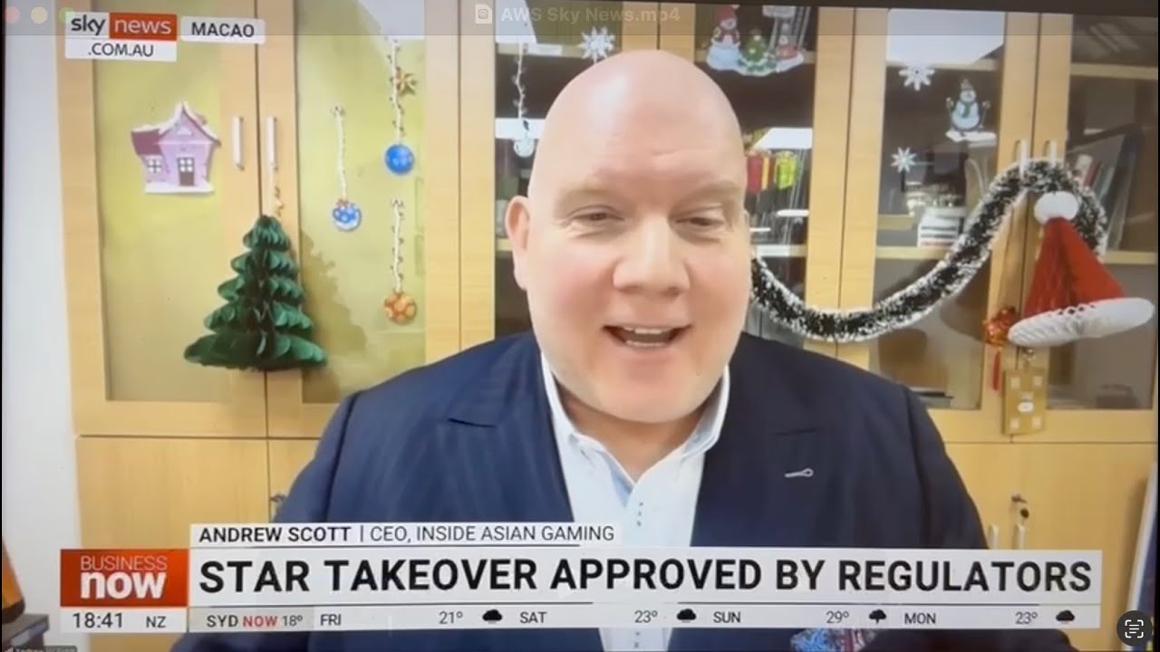IAG’s Andrew W Scott talks Bally’s probity approval with Sky News Australia