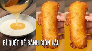 Bánh Chuối Chiên  Đây là công thức pha bột Để Cả Ngày Bánh Vẫn Giòn