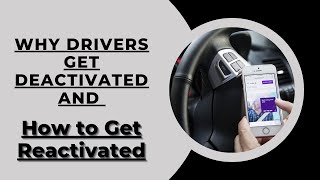 Why Drivers Get Deactivated and Get Reactivated | Deactivated from uber eats