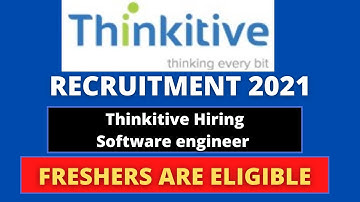 Thinktive Hiring trainee software engineer