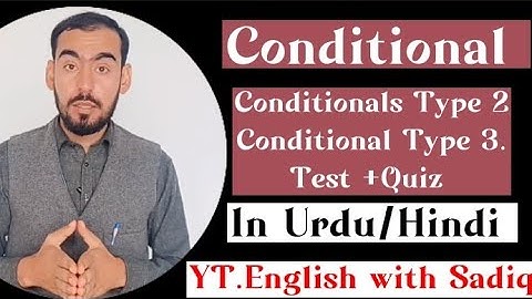 Conditional Sentences || Type 2, Type 3 || #shorts #grammar #sadiq #tenses #Conditionals