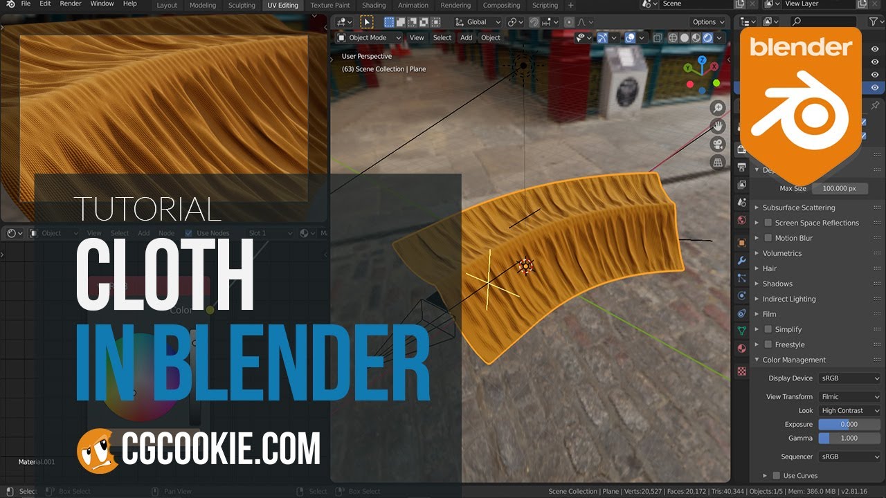 Create Believable Cloth With These Three Easy Features in Blender YouTube