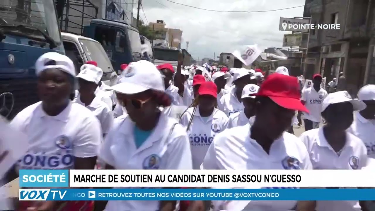 Marche de soutien au candidat Denis Sassou N'Guesso