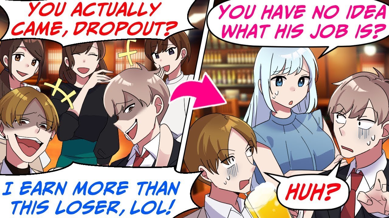 Everyone Showed Off at the Reunion—But She Chose to Sit with Me, Not Them… [RomCom Manga Dub]