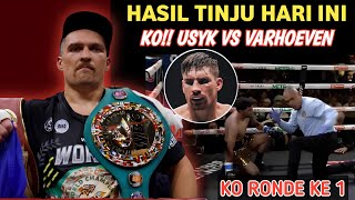 Hasil Tinju Dunia Hari Ini 2026 !! KO Ronde Ke 1 Tinju kelas Berat Oleksandr Usyk Vs Rico Verhoeven