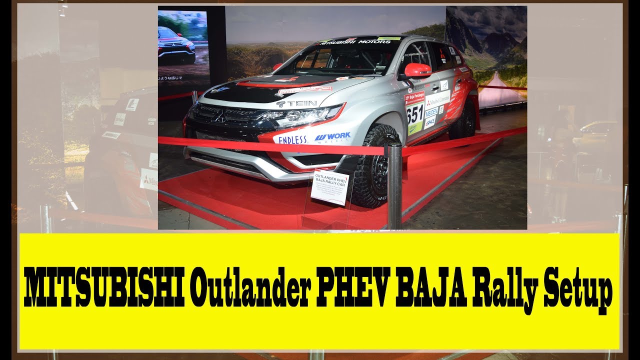 Spotted in the Philippines! Mitsubishi Outlander PHEV Baja Rally race setup