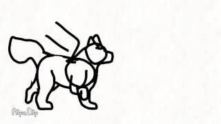 Mint Pup sketch animation practice wip
