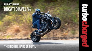 2024 Ducati Diavel V4 | Bigger, more powerful and more playful | First Ride Review | TURBOCHARGED