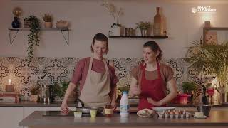 Pain perdu au miel, yaourt de brebis et myrtilles - Recette