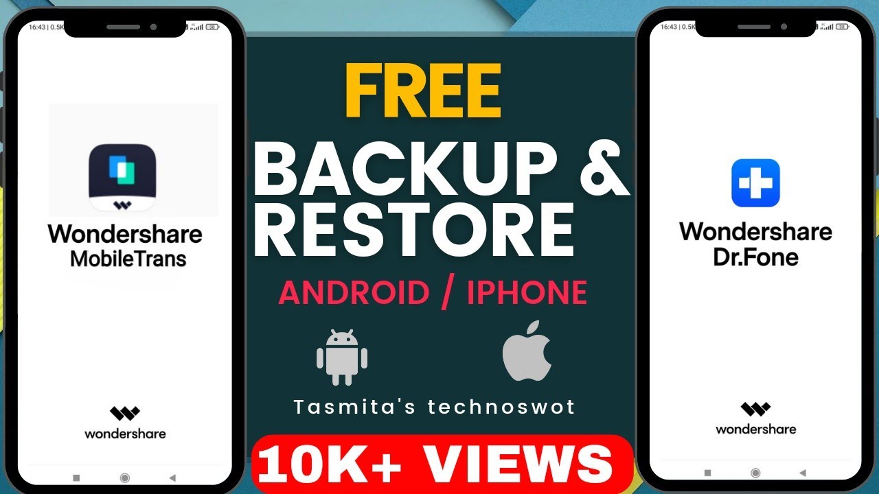 Backup and Restore any Android or iPhone for free Dr.Fone