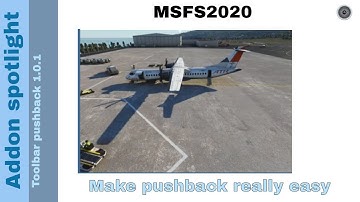 Flight Simulator 2020 - Addon spotlight - Toolbar Pushback