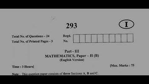 ap inter 2nd year MATHS 2B public💯%💯% V.imp paper 2024  || AP Inter Maths 2B 2024|| 💯%V.imp maths 2B