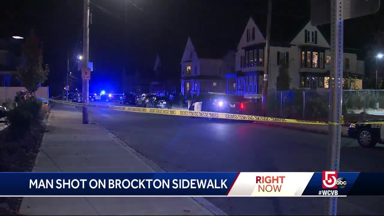 Police search for assailant in Brockton shooting - YouTube