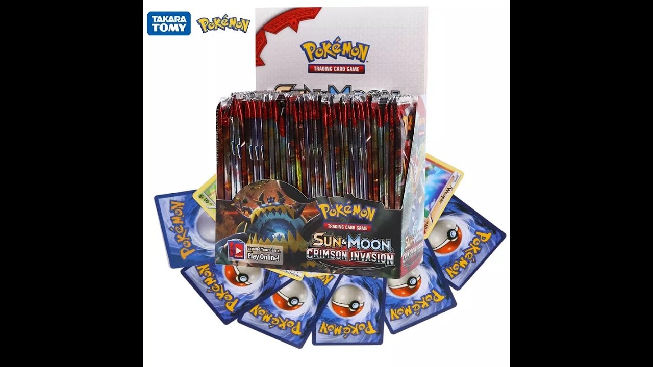 324Pcs Pokemon Cards TCG: Crimson Invasion Sword&Shield Sun Moon Evolutions English Trading Card Gam