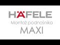 Hafele Maxi instrukcja montażu Stolmet Akcesoria Meblowe