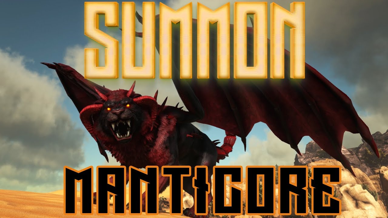 MANTICORE Spawn Commands ALL VARIANTS ARKSurvival Evolved YouTube