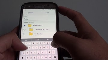 Samsung Galaxy S7: How to Organize / Re-order Bookmarks in Internet App