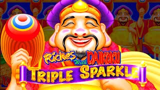 Live Play On Riches Of Daikuki Triple Sparkle Slot Machine