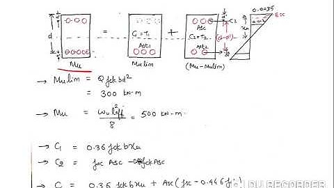 RCC (Analysis of doubly reinforced beam lec-6)
