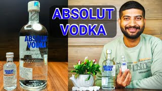 ABSOLUT VODKA 💙 | Best Vodka for Parties | The Whiskeypedia