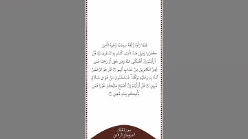 تلاوة في دقيقة سورة الملك الآيات من ٢٧ إلى ٣٠ الشيخ هاني الرفاعي