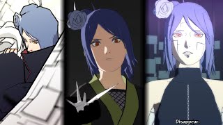 Konan Ultimate Jutsus Evolution in All Naruto Ultimate Ninja Series