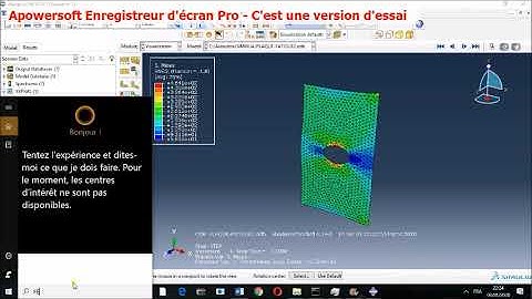 Training ABAQUS Episode6FATIGUE ANALISIS FOR SHELL WITH HOLE USING ABAQUS AND FE SAFE