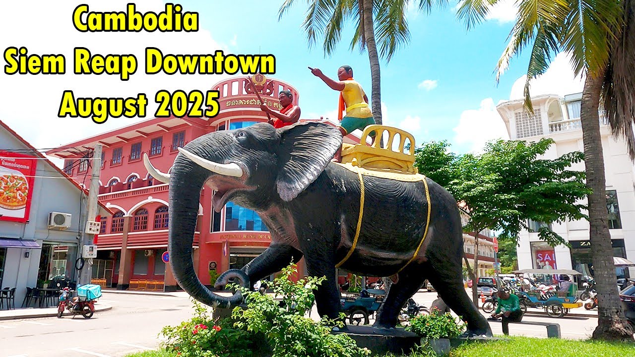 Walking Tour In Siem Reap, Cambodia | Street Life, Markets & Hidden Gems, Travel 2025 | Sumsooth