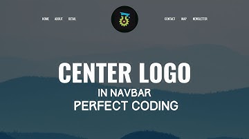 Center logo in navbar Perfect Coding (Most people do it wrong way)