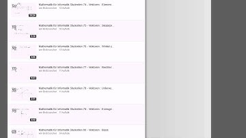 Mathematik für Informatik Studenten 82 - Ende