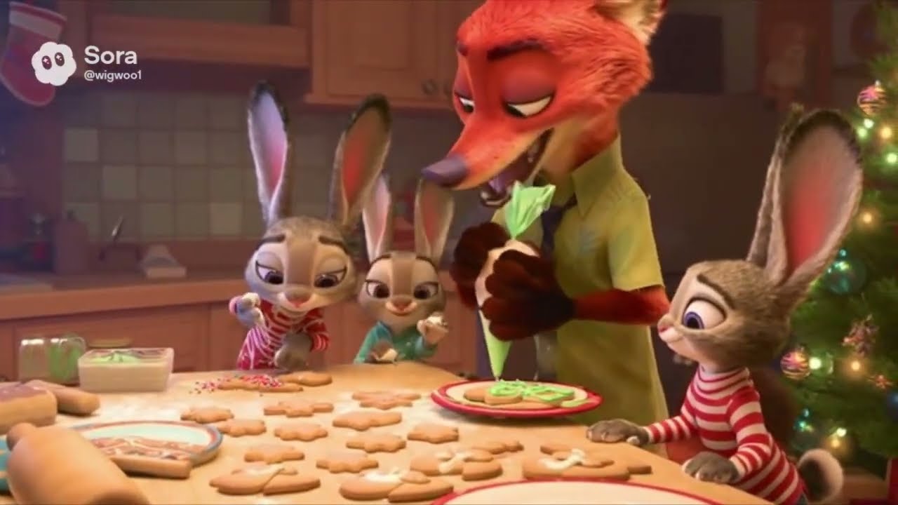 Wholesome Zootopia AI Part 4 (Sora 2)